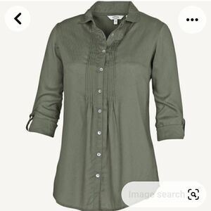 Fat Face Annabelle Blouse Green size 12